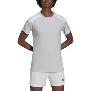 Adidas Womens Squadra 21 Soccer Jersey, ltgray, S